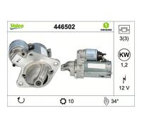 1x Démarreur VALEO 446502 convient pour FORD VOLVO FORD ASIA & OCEANIA