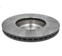 Brembo Disque de frein avant 09C39413 ventilé, rainuré, haute teneur en carbone – 1 pièce
