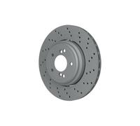 ATE Disque de frein 24.0124-0232.2 arrière, ventilé, à haute teneur en carbone, 1 pièce