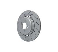 ATE Disque de frein 24.0124-0235.2 Arrière gauche pour BMW 5 Berline (E60) / Touring (E61)