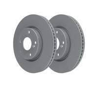 1X Disque de frein ATE 24.0125-0216.1 pour HONDA CIVIC IX (FK) 1.6 2013-2016