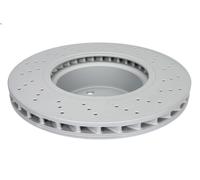 Disque de frein ATE 24.0128-0125.1 avant, ventilé, à haute teneur en carbone, 1 pièce