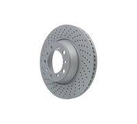 1x Disque de frein ATE 24.0128-0197.1 convient pour PORSCHE