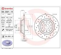 Brembo Disque de frein XTRA LINE 08.C501.1X – 1 pièce