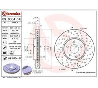 Brembo Disque de frein XTRA LINE 09.8304.1X, 1 pièce