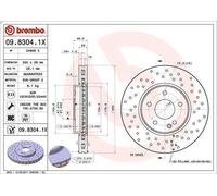 Disque de frein BREMBO XTRA LINE BREMBO 09.8304.1X, 1 pièce