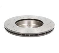 Disque de frein BREMBO 0986551X avant, perforé, ventilé, perforé, 1 pièce