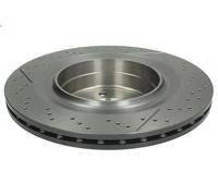 Disque de frein BREMBO 09A82211 arrière, ventilé, rainuré, à haute teneur en carbone, 1 pièce