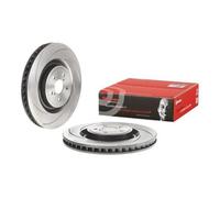 Disque de frein BREMBO 09C26611 avant, ventilé, rainuré, à haute teneur en carbone, 1 pièce