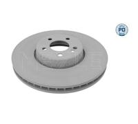 1x Disque de frein MEYLE 083 521 1008/PD convient pour MERCEDES-BENZ