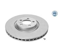 2x Disque de frein Essieu avant ventilé 115 521 0072/PD MEYLE pour AUDI