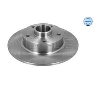 2x Disque de frein Essieu arrière plein 16-15 523 4124 MEYLE pour RENAULT