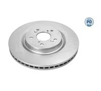 Meyle Disque de frein 31-83 521 0062/PD – Avant ventilé – 2x pour Honda