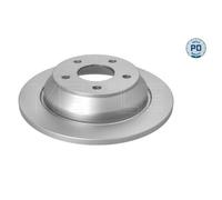 2x Disque de frein Essieu arrière plein 715 523 0036/PD MEYLE pour FORD PUMA