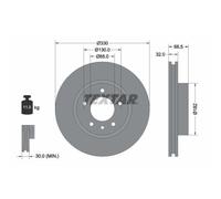 1x Disque de frein TEXTAR 92121505 convient pour AUDI PORSCHE SEAT SKODA VW