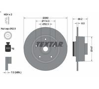 1X Disque de frein TEXTAR 92195900 pour RENAULT CLIO IV (BH_) 0.9 2012-2021