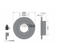 Disque de frein TEXTAR 92304003