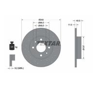 TEXTAR 92316003 Disque de frein