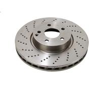 Disque de frein TRW DF4862S avant, perforé, rainuré, à haute teneur en carbone, 1 pièce