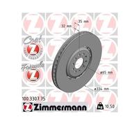 ZIMMERMANN 100.3307.75 Disque de frein