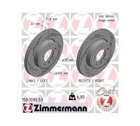 ZIMMERMANN 150.1288.53 Disque de frein