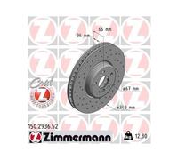ZIMMERMANN 150.2936.52 Disque de frein
