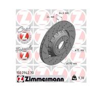 1x Disque de frein ZIMMERMANN 150.2942.70 convient pour BMW