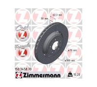 ZIMMERMANN 150.3458.70 Disque de frein