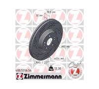 ZIMMERMANN 400.5556.54 Disque de frein pour MERCEDES-BENZ