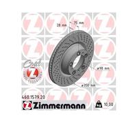 Disque de frein ZIMMERMANN 460.1579.20