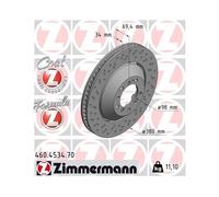 ZIMMERMANN 460.4534.70 Disque de frein