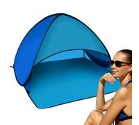 1x Dog Shade Canopy - 59x78x49cm Beach Sun Shelters, Automatic Head PopUp Canopy Shades, Portable Protection Tent | Windproof Sun Shade with Mobile Phone Stand for Camping, Hiking, Picnic, Beach