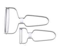 1x économe, éplucheur transversal, acier inoxydable, différentes tailles au choix : 9 cm Variante : 9 cm