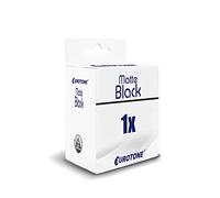 1x Eurotone Cartouche d'encre pour HP DesignJet T 1100 1120 1200 1300 2300 610 770 790 44 SD 24 PS MFP HD eMFP inch 44 inch remplace 72 NO72 Noir Matte