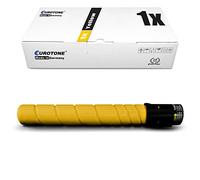 1x Eurotone Toner pour Konica Minolta C364 C224 C284 C224e C284e C364e remplace TN-321Y TN321Y Jaune