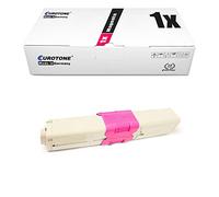 1x Eurotone Toner pour OKI MC 332 342 DN DNW remplace 44973534 Red Magenta