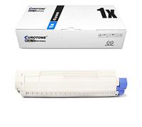 1x Eurotone Toner pour OKI MC 853 873 Wie 45862839 Cyan Bleu Cartouche Cartouche Cartouche