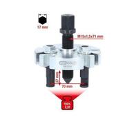 1x Extracteur, poulie KS TOOLS 150.3130 convient pour