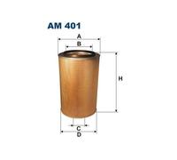1x Filtre à air FILTRON AM 401 convient pour