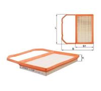 1x Filtre à air MAHLE LX 3306 convient pour AUDI SEAT SKODA VW CUPRA