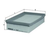 1x Filtre à air MAHLE LX 3595 convient pour BMW