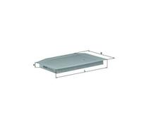 1x Filtre à air MAHLE LX 459 convient pour PORSCHE