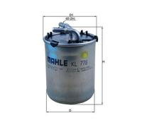 knecht KL778 Filtre à Carburant