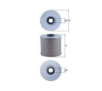 1x Filtre à carburant MAHLE KX 34 convient pour GMC IVECO MAN MERCEDES-BENZ