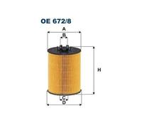 Filtron Filtre à huile OE 672/8 – Compatible avec BMW, Morgan, Rolls‑Royce, Wiesmann