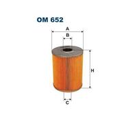 1x Filtre à huile FILTRON OM 652 convient pour FORD VAG