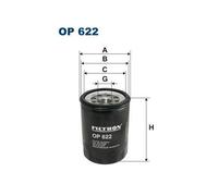 1x Filtre à huile FILTRON OP 622 convient pour DAIHATSU ISUZU MAZDA OPEL HINO