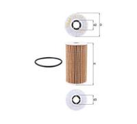 1x Filtre à huile MAHLE OX 1138D convient pour JAGUAR ROVER LAND ROVER