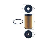 1x Filtre à huile MAHLE OX 152/1D convient pour BMW ROVER LAND ROVER