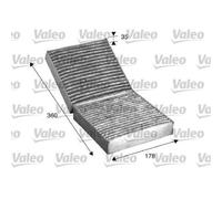 1x Filtre, air de l'habitacle VALEO 715508 convient pour MERCEDES-BENZ